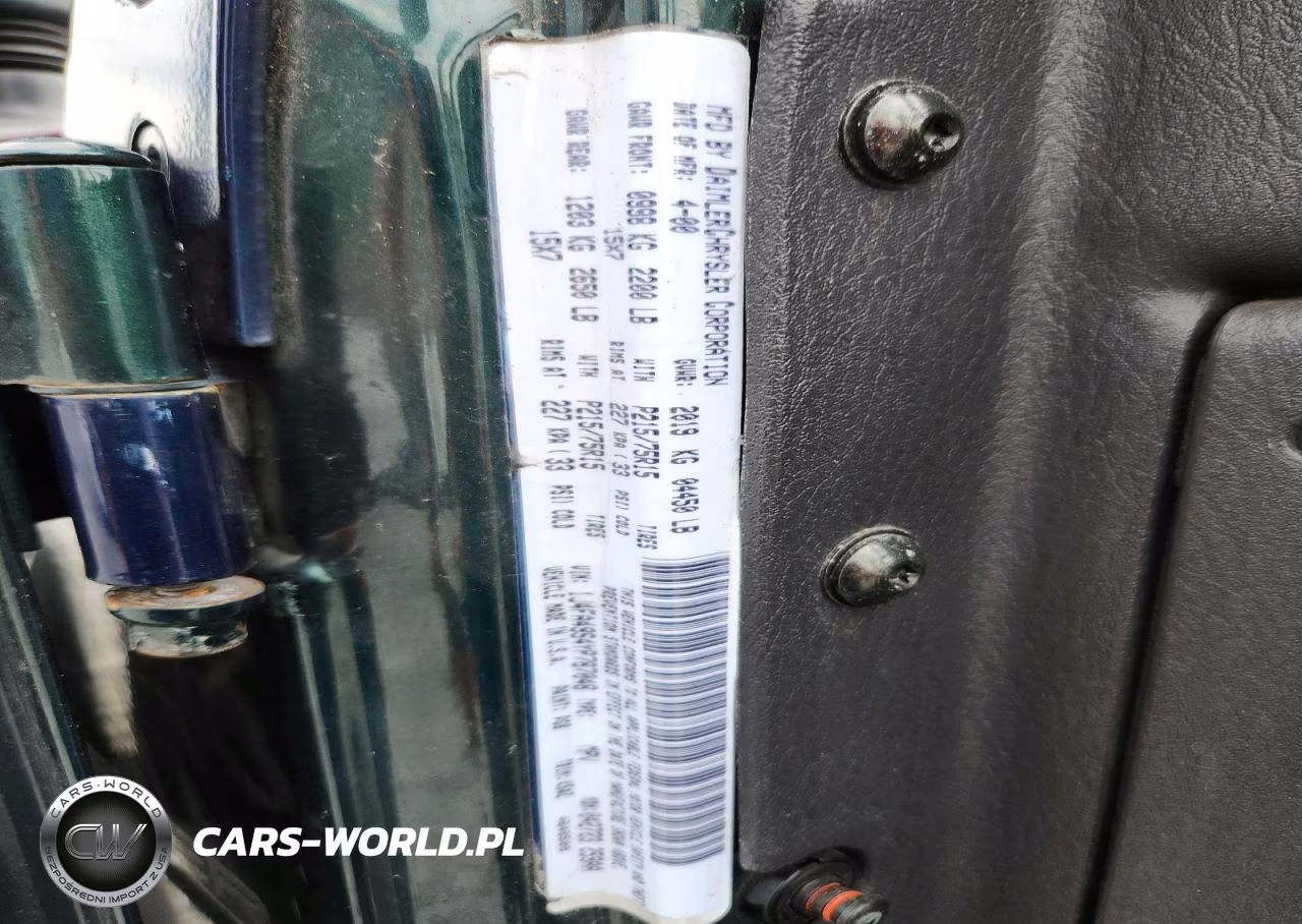 2000 Jeep Wrangler - Tj Sport VIN:1J4FA49S4YP787048 - 14