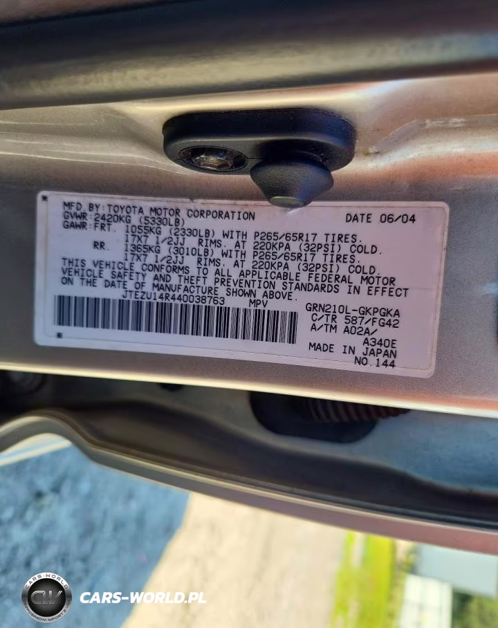 2004 Toyota 4Runner Sr5 VIN:JTEZU14R440038763 - 13