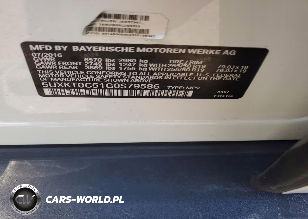 2016 BMW X5 Xdr40E VIN:5UXKT0C51G0S79586 - 13