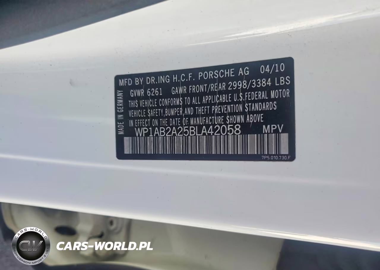 2011 Porsche Cayenne S VIN:WP1AB2A25BLA42058 - 13
