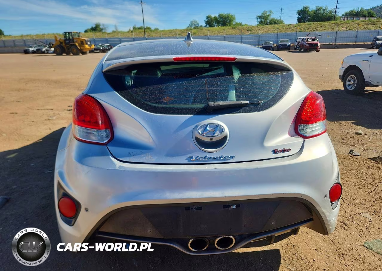 2015 Hyundai Veloster Turbo VIN:KMHTC6AE8FU227466 - 6