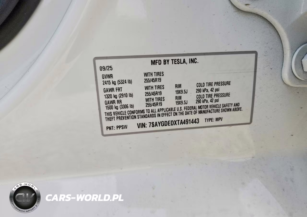 2026 Tesla Model Y VIN:7SAYGDEDXTA491443 - 14