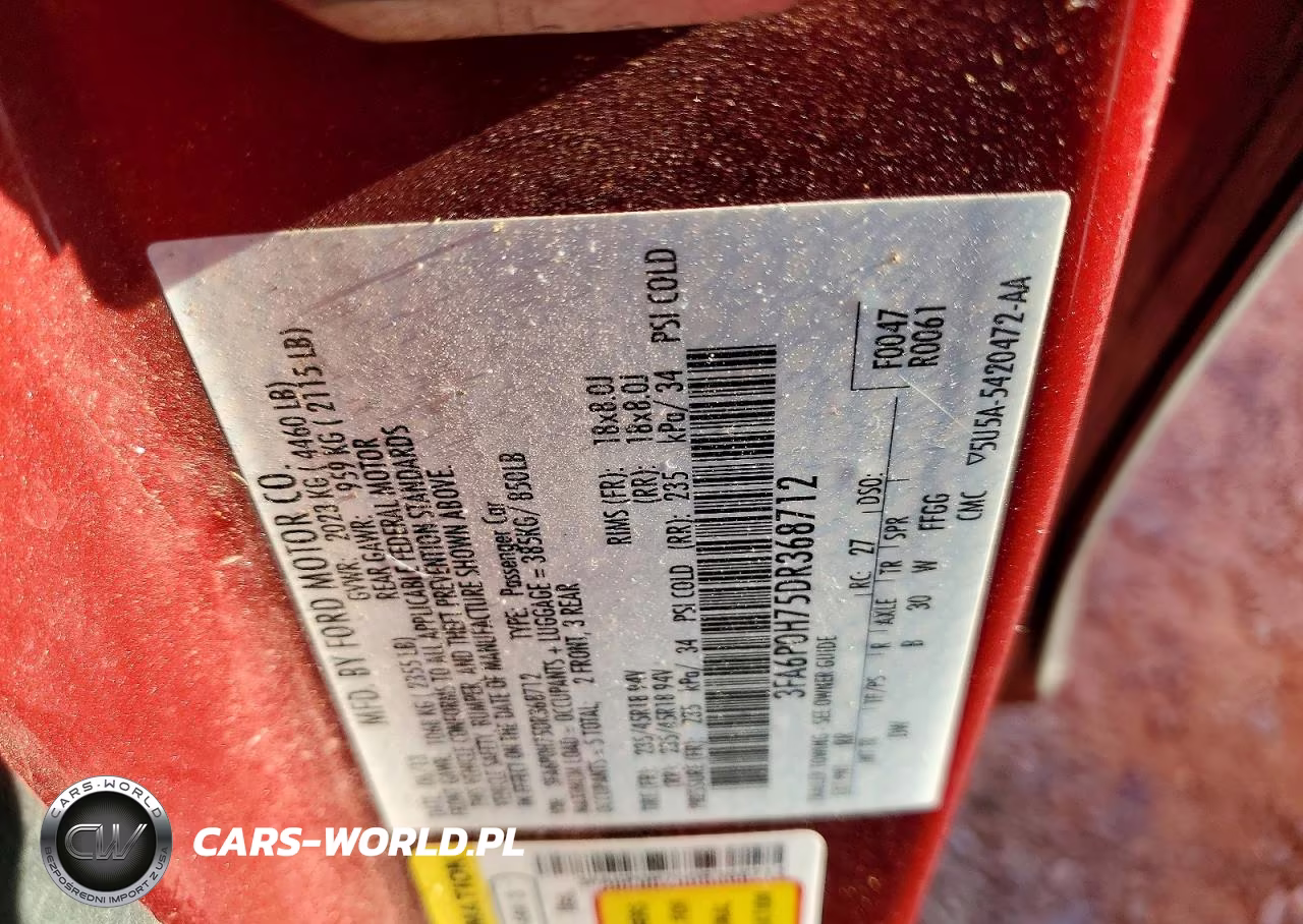 2013 Ford Fusion Se VIN:3FA6P0H75DR368712 - 12