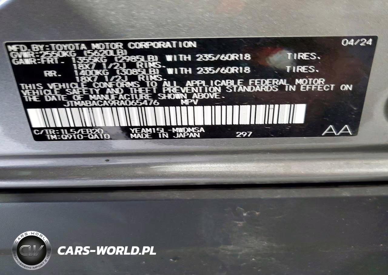 2024 Toyota Bz4X Xle VIN:JTMABACA9RA065476 - 13