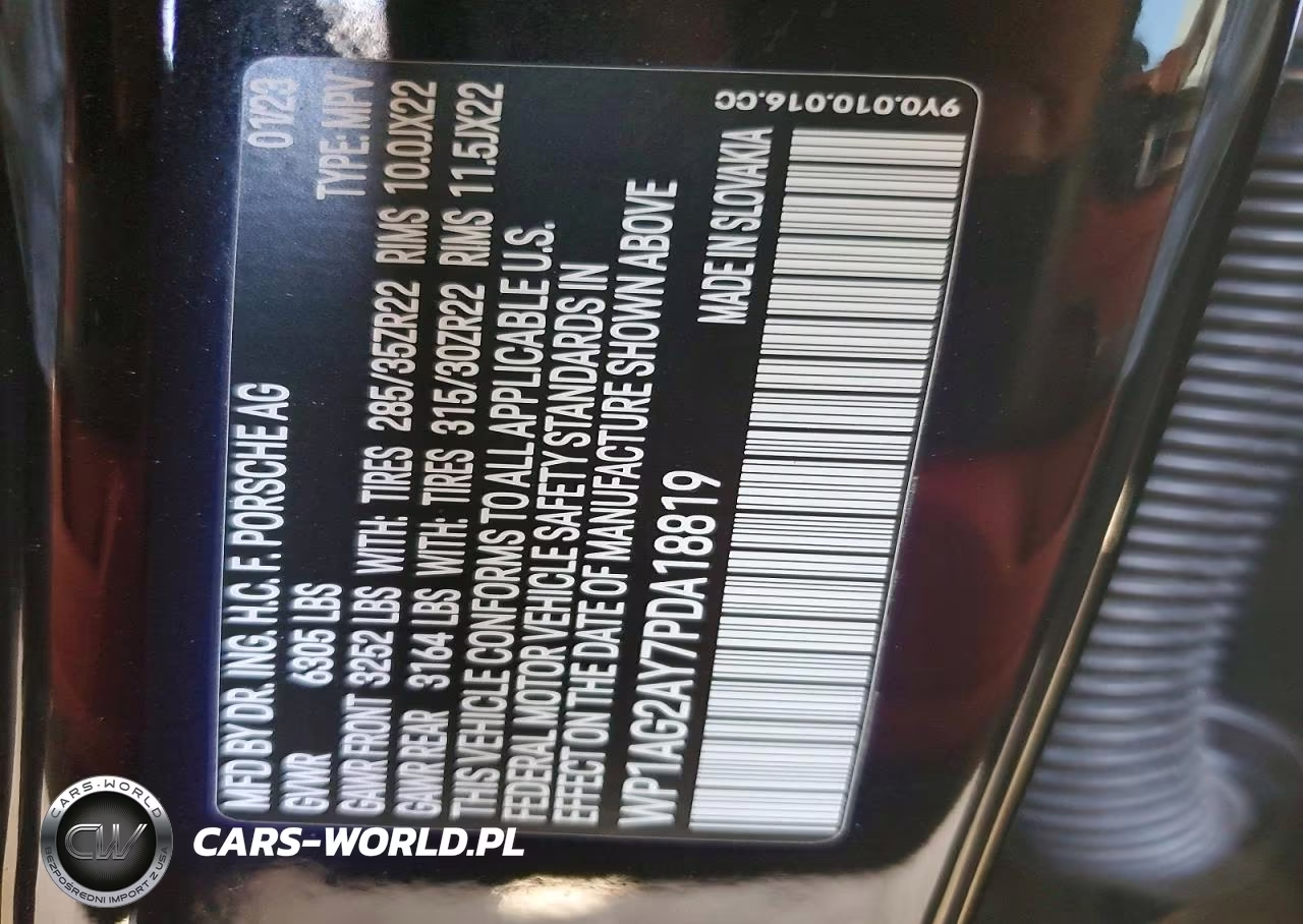 2023 Porsche Cayenne Gts VIN:WP1AG2AY7PDA18819 - 13