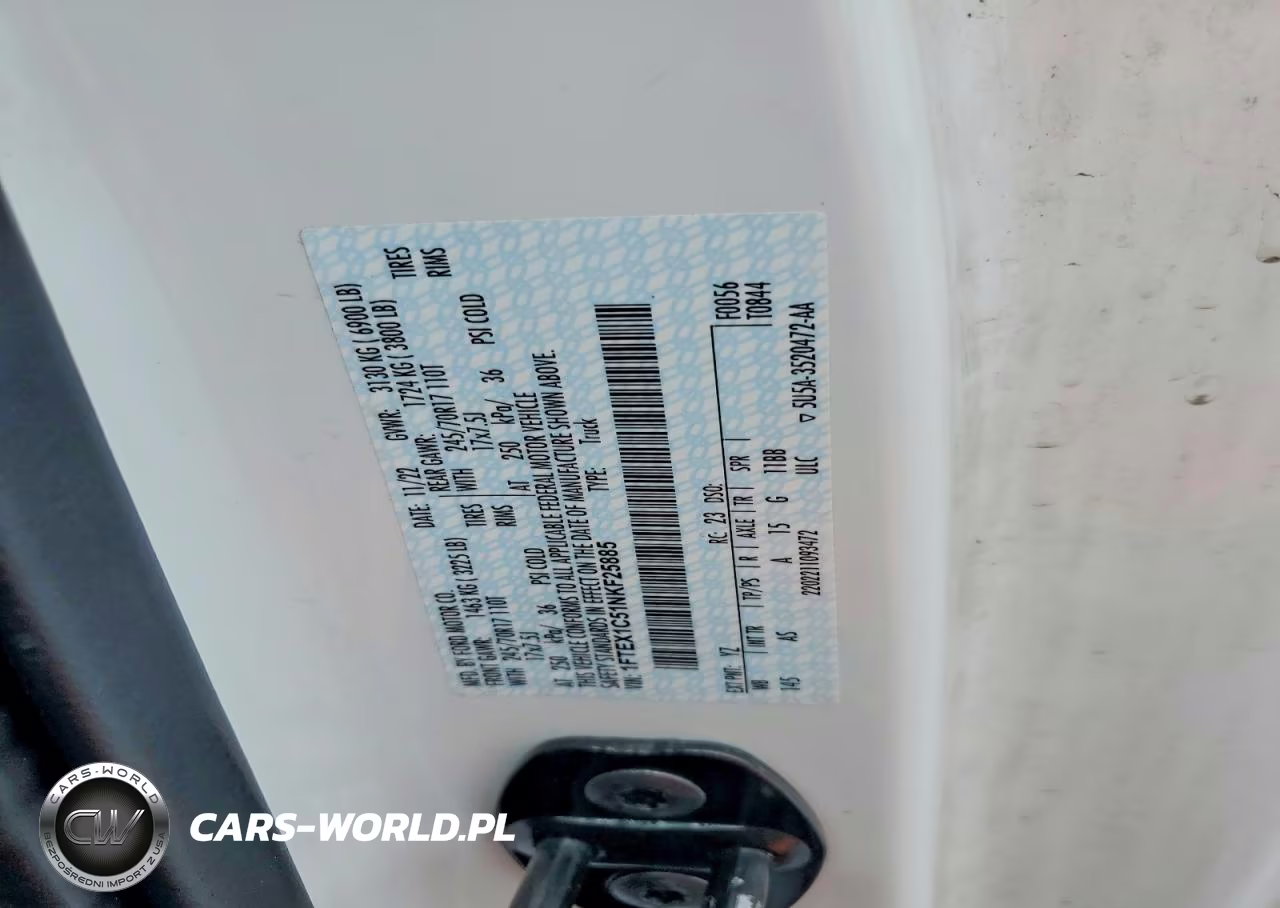 2022 Ford F150 Super Cab VIN:1FTEX1C51NKF25885 - 12