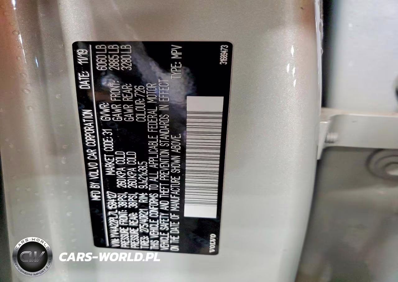 2020 Volvo Xc90 T6 Inscription VIN:YV4A22PL7L1584127 - 14