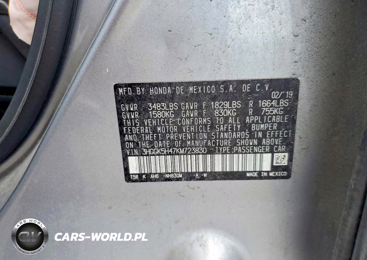 2019 Honda Fit Lx VIN:3HGGK5H47KM723830 - 12