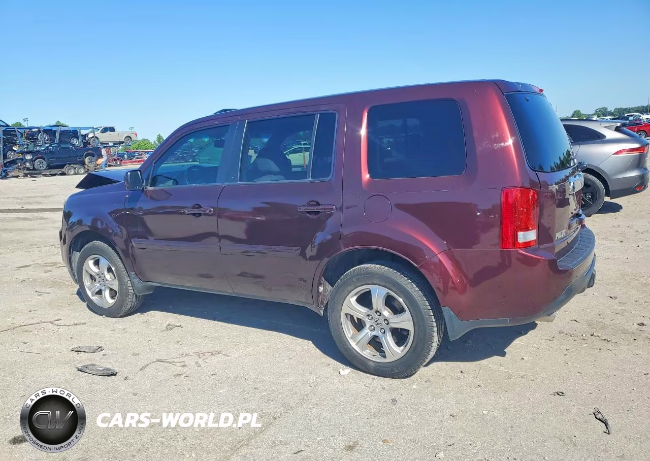 2012 Honda Pilot Exln VIN:5FNYF3H71CB040467 - 2