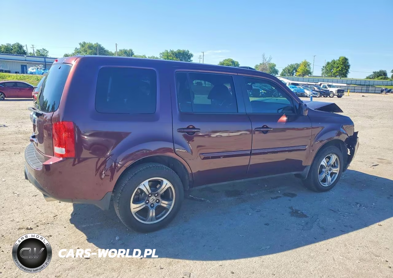 2012 Honda Pilot Exln VIN:5FNYF3H71CB040467 - 3