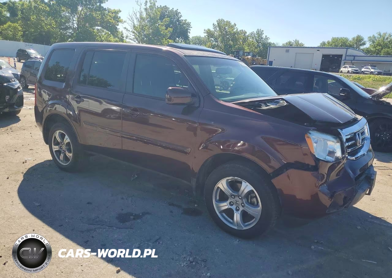 2012 Honda Pilot Exln VIN:5FNYF3H71CB040467 - 4