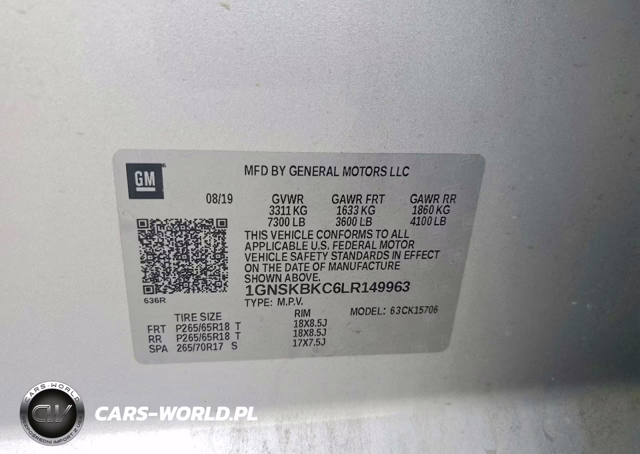 2020 Chevrolet Tahoe K1500 Lt VIN:1GNSKBKC6LR149963 - 13