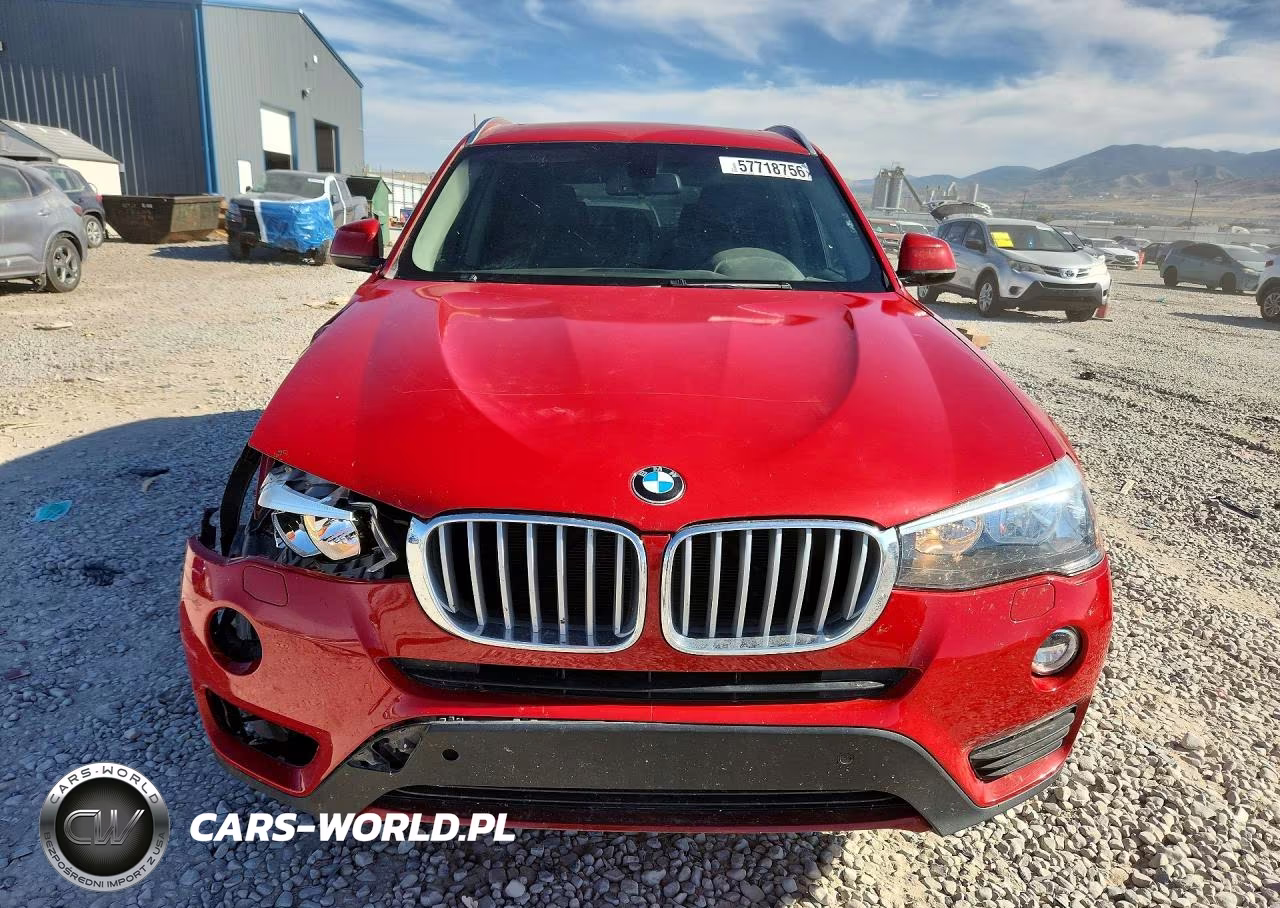 2017 BMW X3 Sdrive28I VIN:5UXWZ7C38H0X42509 - 5