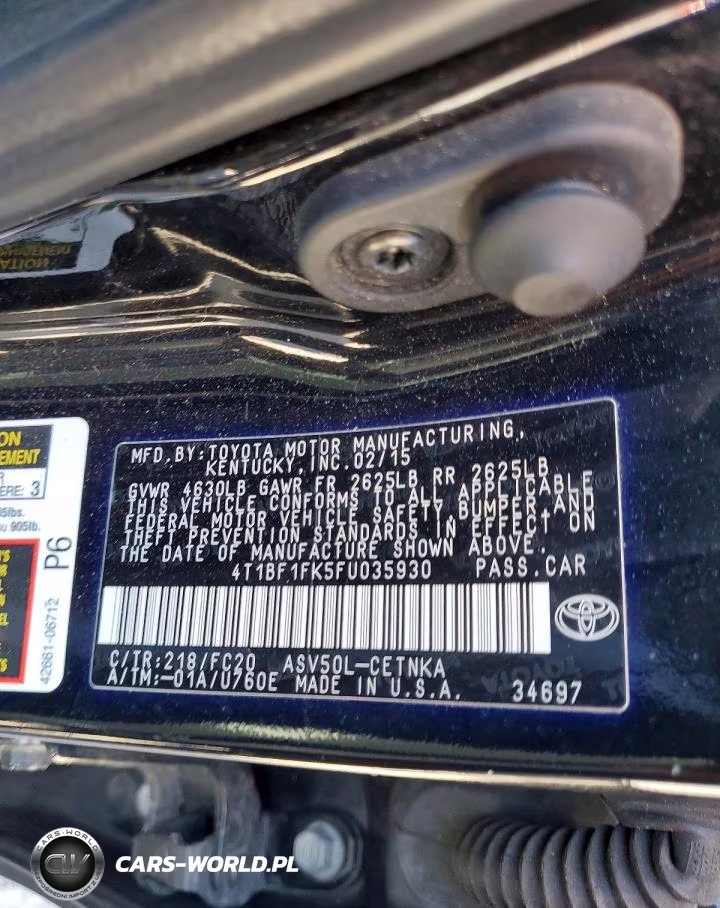 2015 Toyota Camry Le VIN:4T1BF1FK5FU035930 - 13