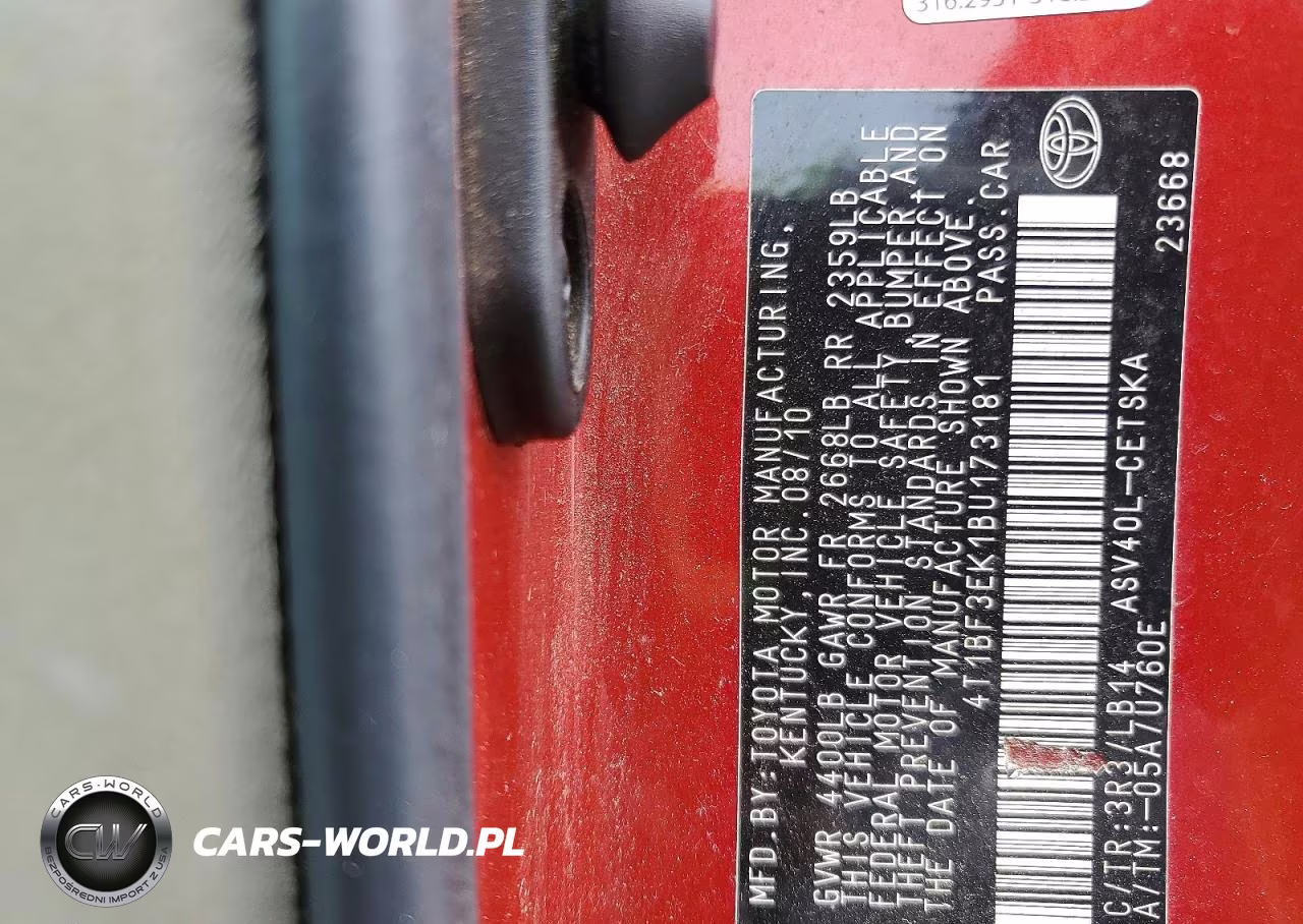 2011 Toyota Camry Se VIN:4T1BF3EK1BU173181 - 12