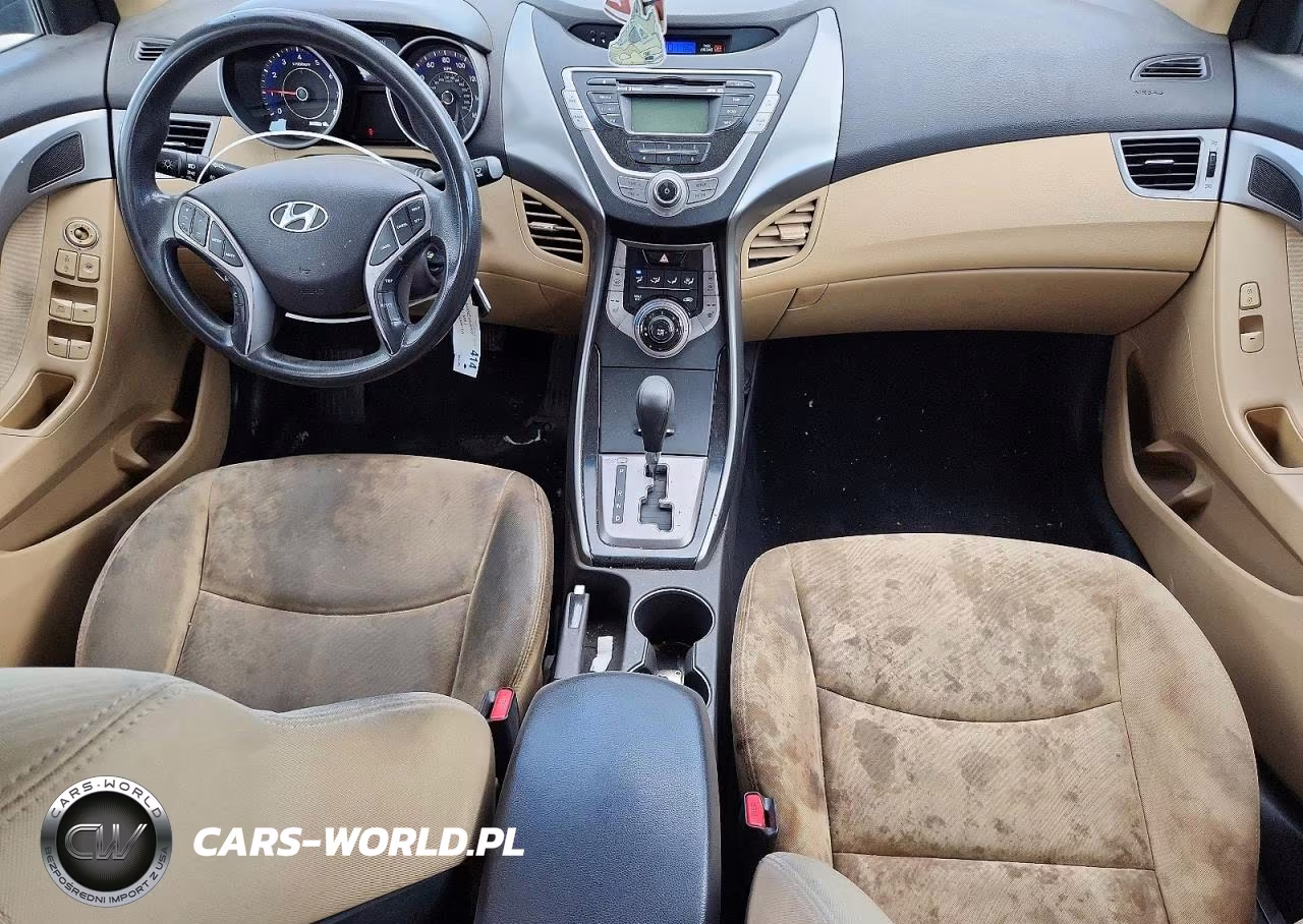 2013 Hyundai Elantra Gls VIN:KMHDH4AE2DU567736 - 8