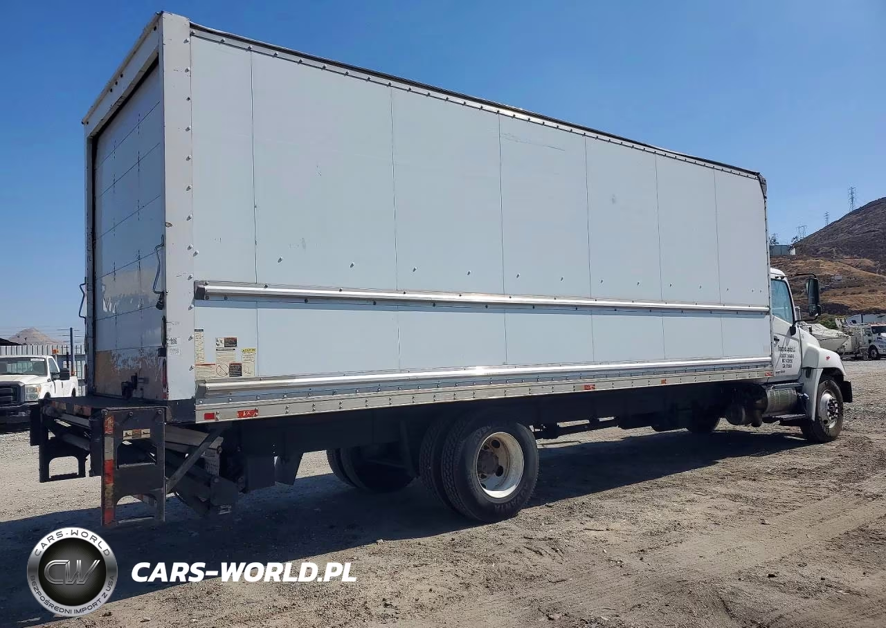 2015 Hino 258-268 Box Truck VIN:5PVNJ8JV1F4S58251 - 3