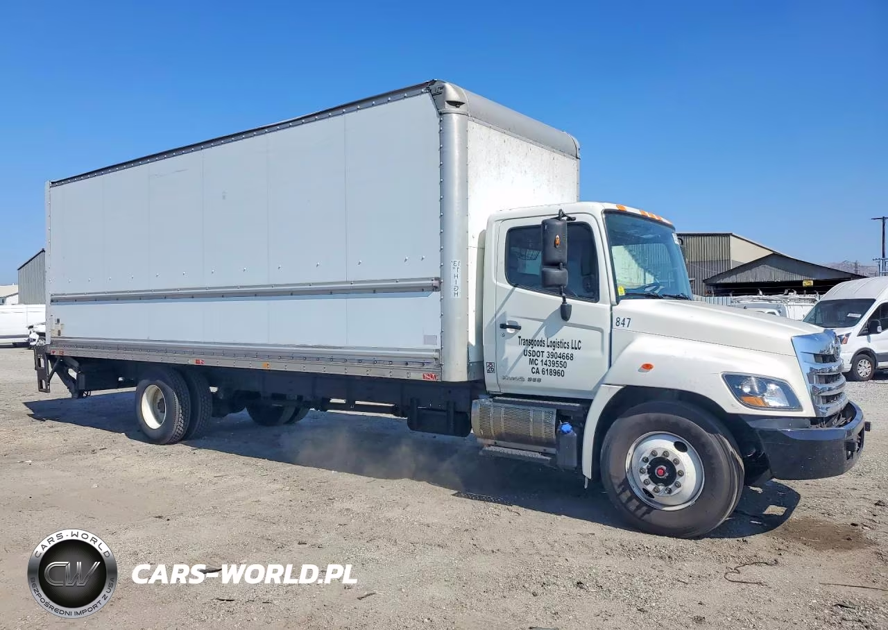 2015 Hino 258-268 Box Truck VIN:5PVNJ8JV1F4S58251 - 4