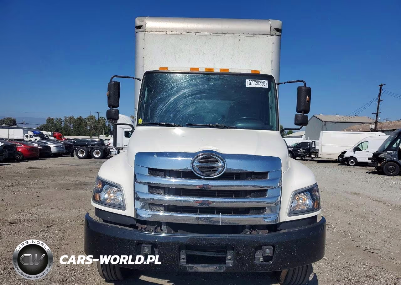 2015 Hino 258-268 Box Truck VIN:5PVNJ8JV1F4S58251 - 5