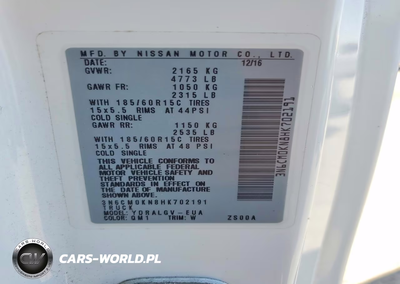 2017 Nissan Nv200 Sv VIN:3N6CM0KN8HK702191 - 13