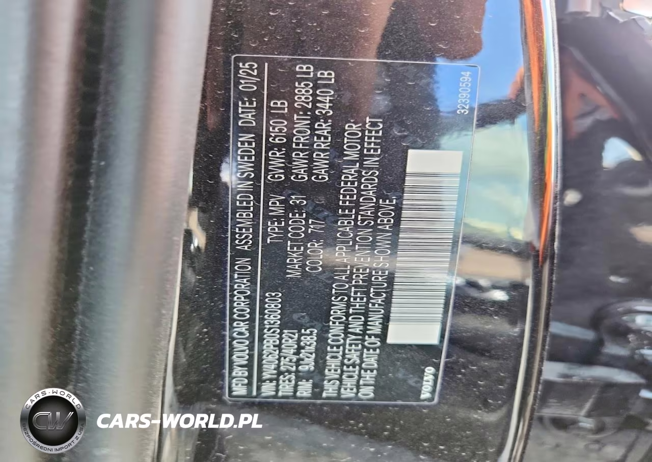 2025 Volvo Xc90 Plus VIN:YV4062PB0S1360803 - 14