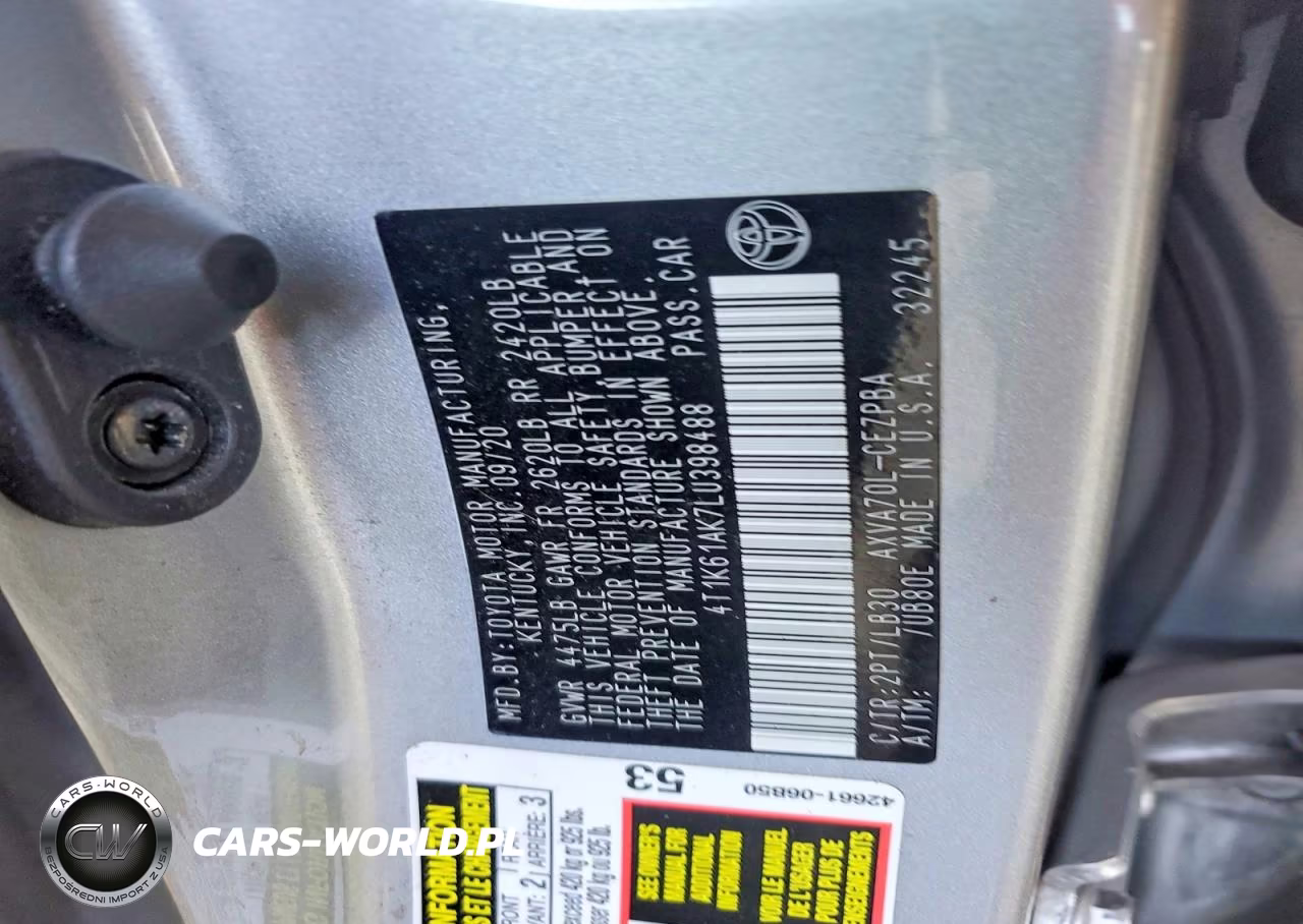2020 Toyota Camry Xse VIN:4T1K61AK7LU398488 - 12
