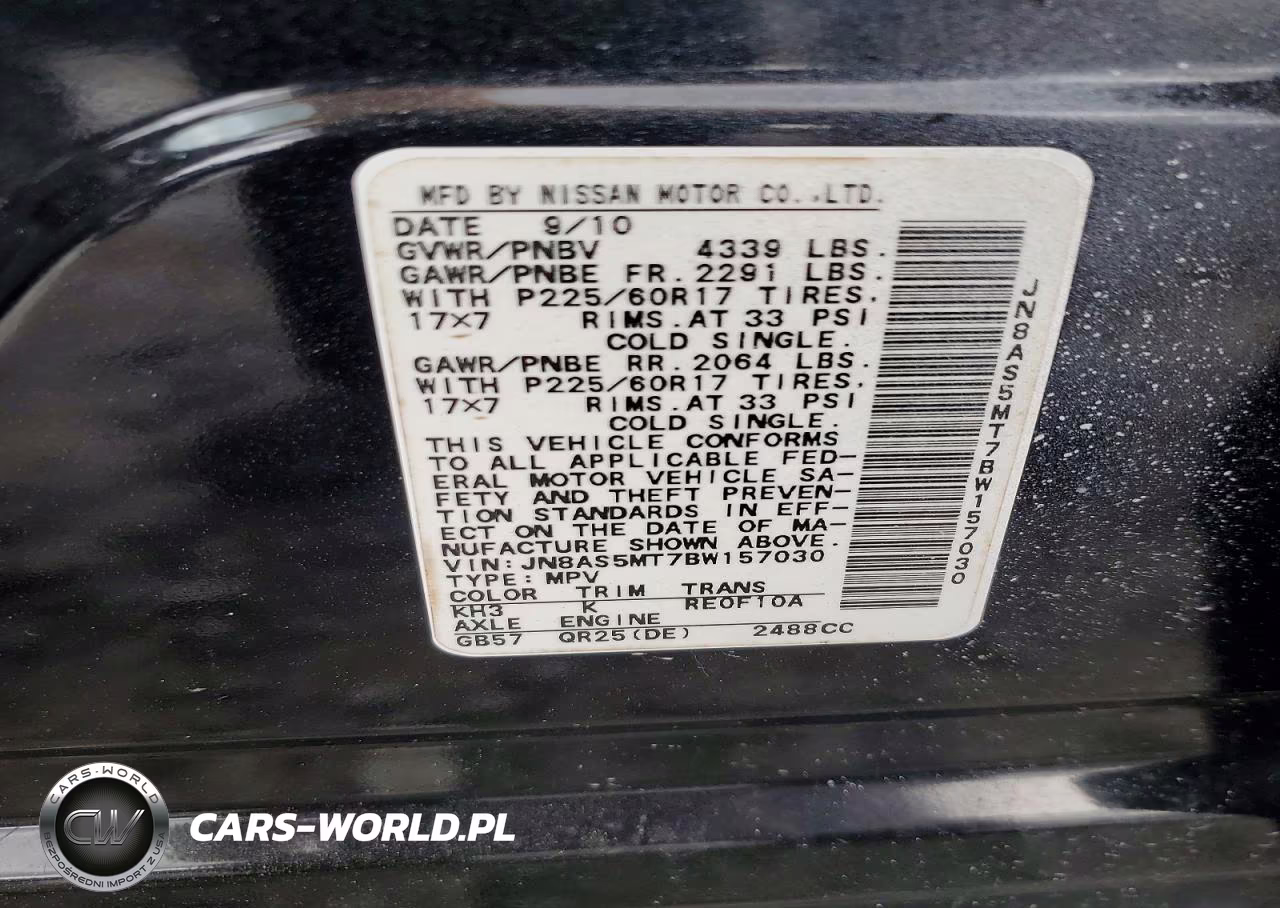 2011 Nissan Rogue S VIN:JN8AS5MT7BW157030 - 14