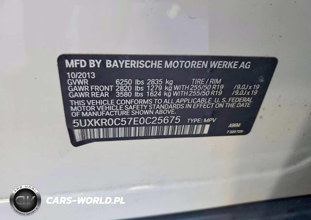 2014 BMW X5 xDrive35I VIN:5UXKR0C57E0C25675 - 13