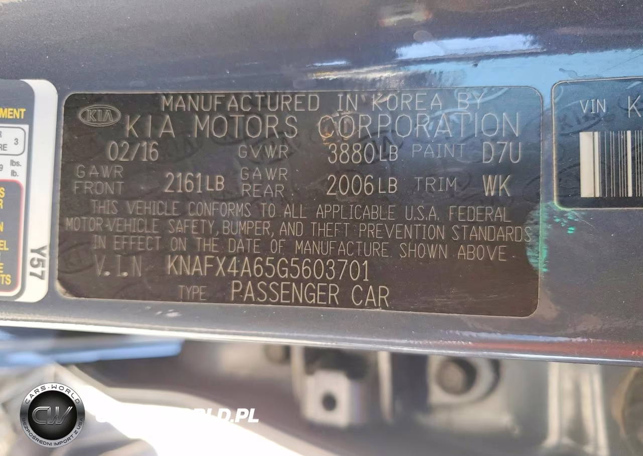 2016 Kia Forte Lx VIN:KNAFX4A65G5603701 - 13
