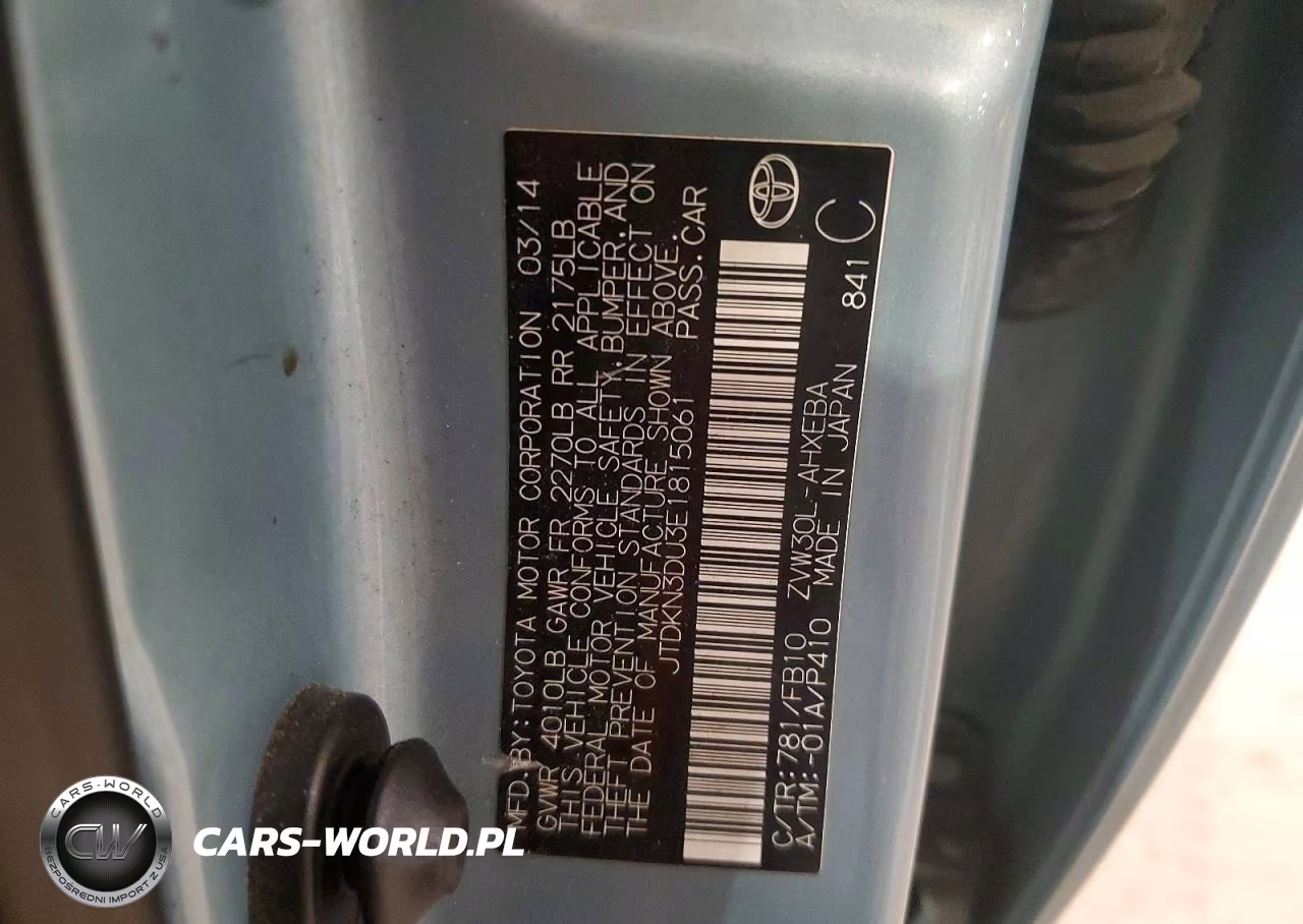 2014 Toyota Prius Three VIN:JTDKN3DU3E1815061 - 12