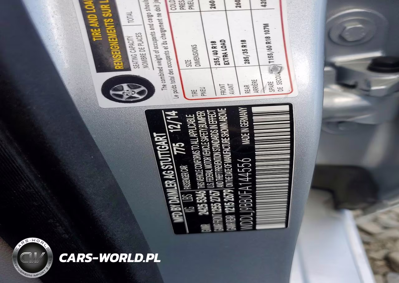 2015 Mercedes-Benz Cls 550 4Matic VIN:WDDLJ9BB0FA144556 - 12