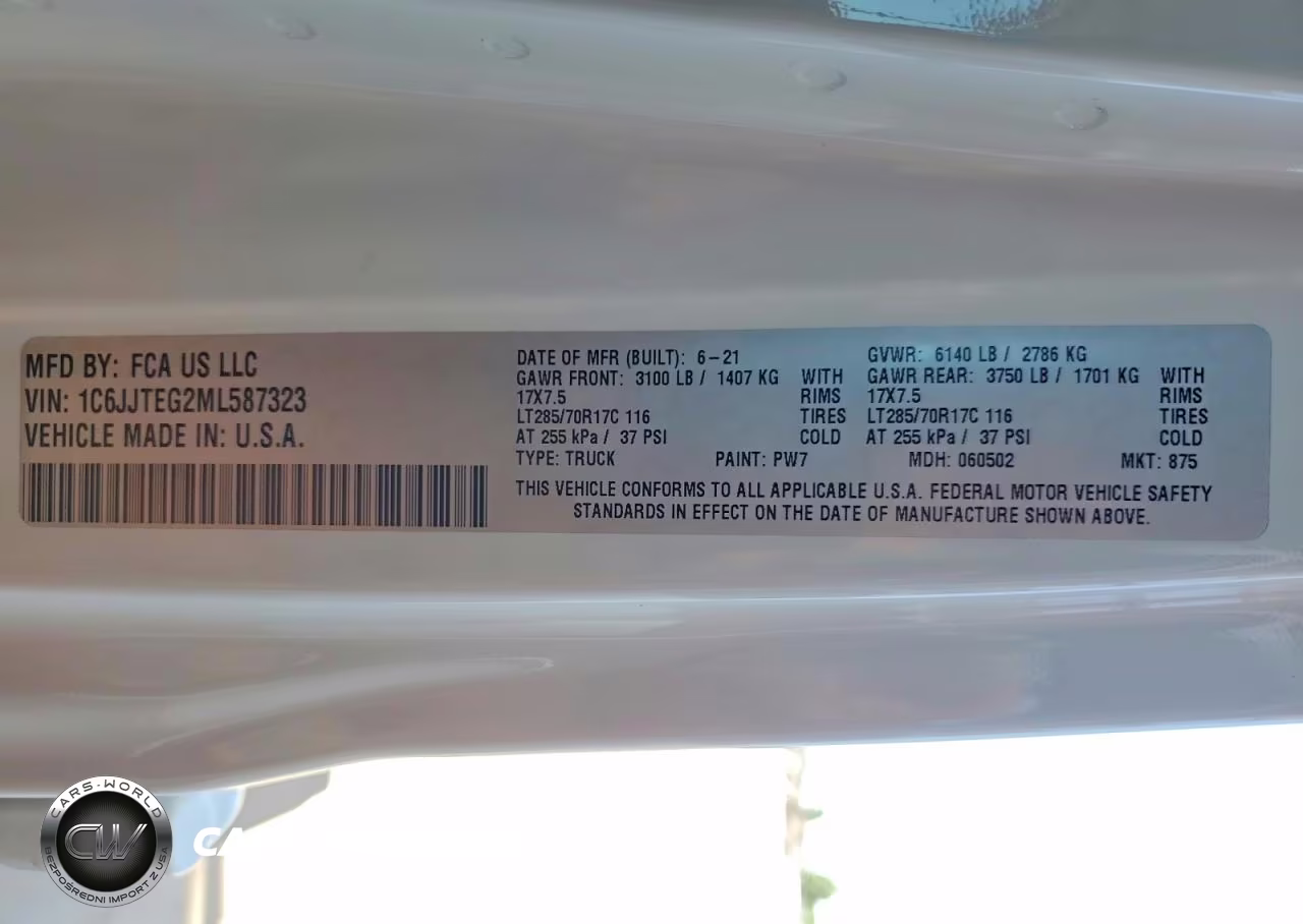 2021 Jeep Gladiator Mojave VIN:1C6JJTEG2ML587323 - 12