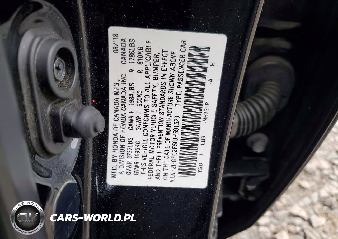2018 Honda Civic Lx VIN:2HGFC2F56JH591529 - 12