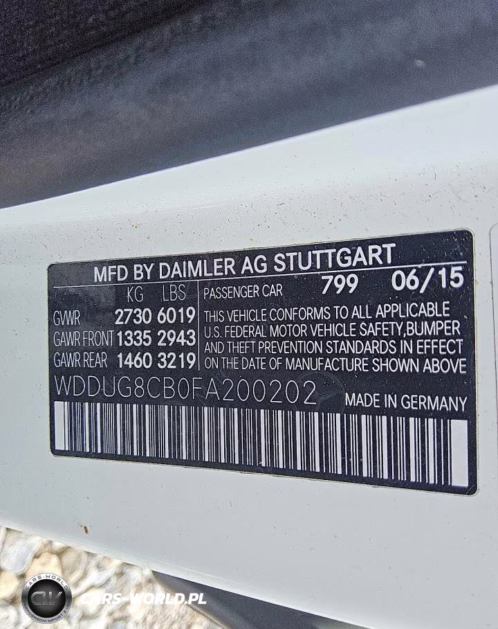 2015 Mercedes-Benz S 550 VIN:WDDUG8CB0FA200202 - 12