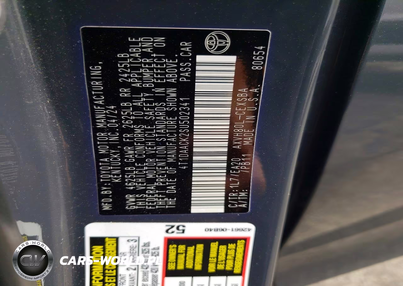 2025 Toyota Camry Se VIN:4T1DAACK2SU502341 - 12