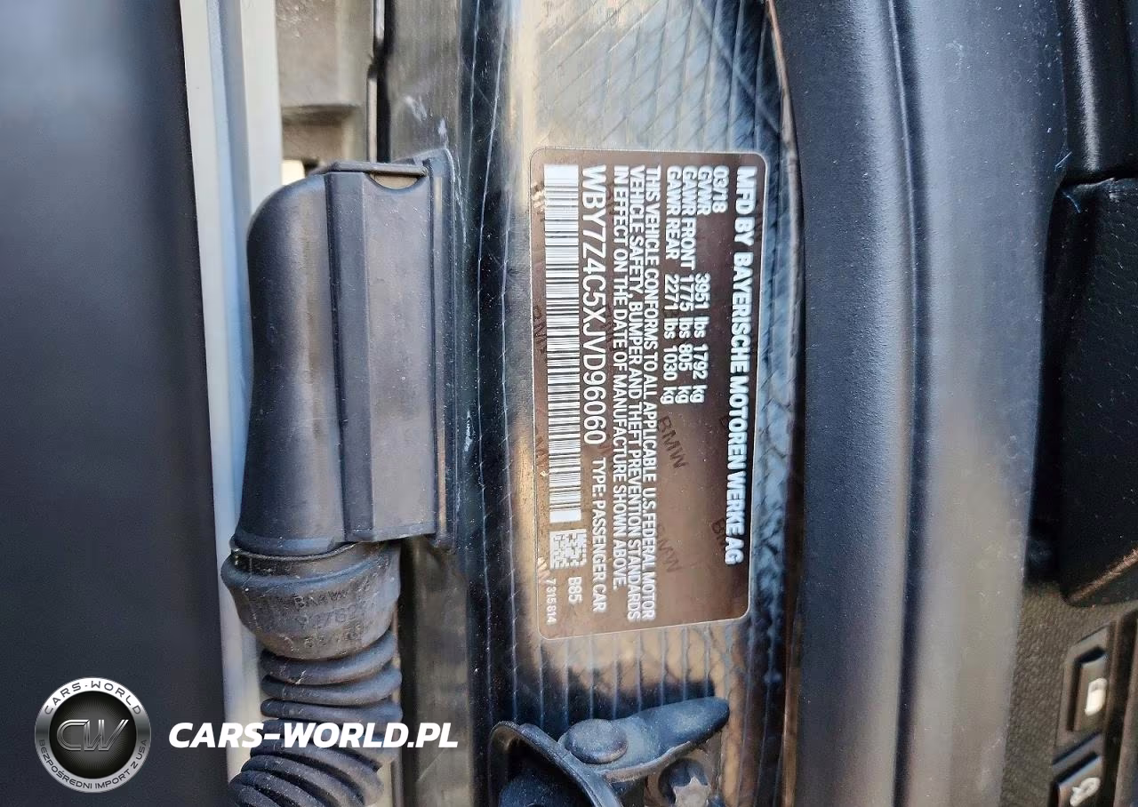 2018 BMW I3 Rex VIN:WBY7Z4C5XJVD96060 - 12