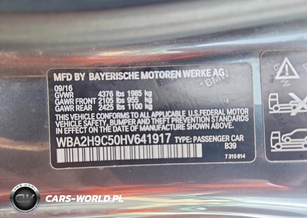 2017 BMW 230Xi VIN:WBA2H9C50HV641917 - 12