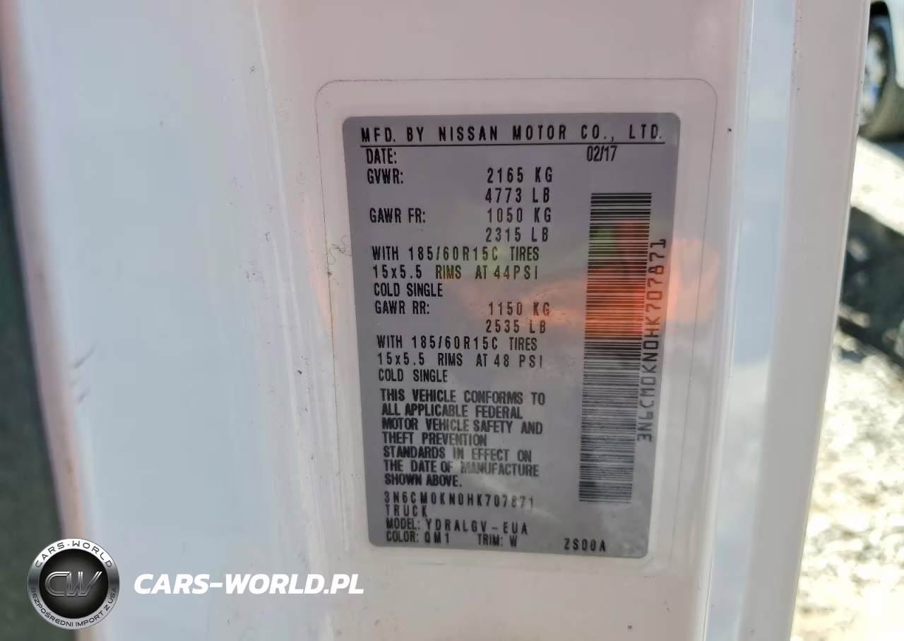 2017 Nissan Nv200 VIN:3N6CM0KN0HK707871 - 13