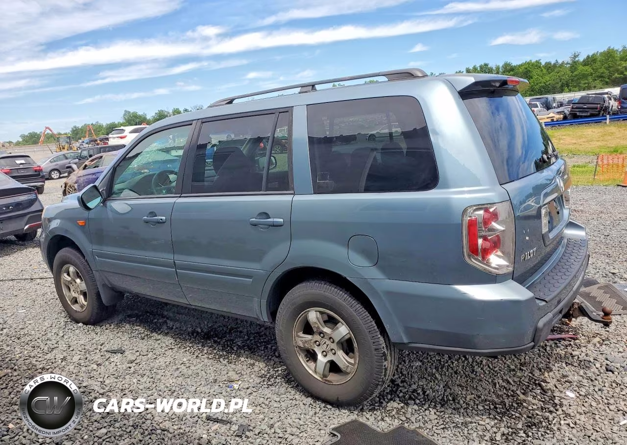 2007 Honda Pilot Ex VIN:2HKYF18457H524451 - 2