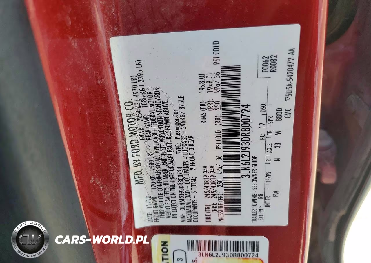2013 Lincoln Mkz VIN:3LN6L2J93DR800724 - 12