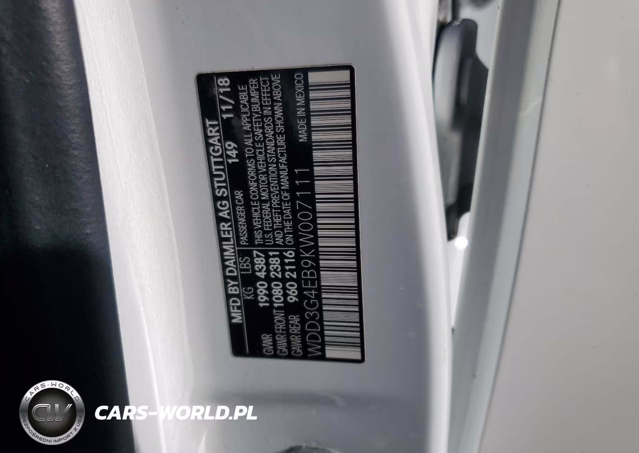2019 Mercedes-Benz A 220 VIN:WDD3G4EB9KW007111 - 12