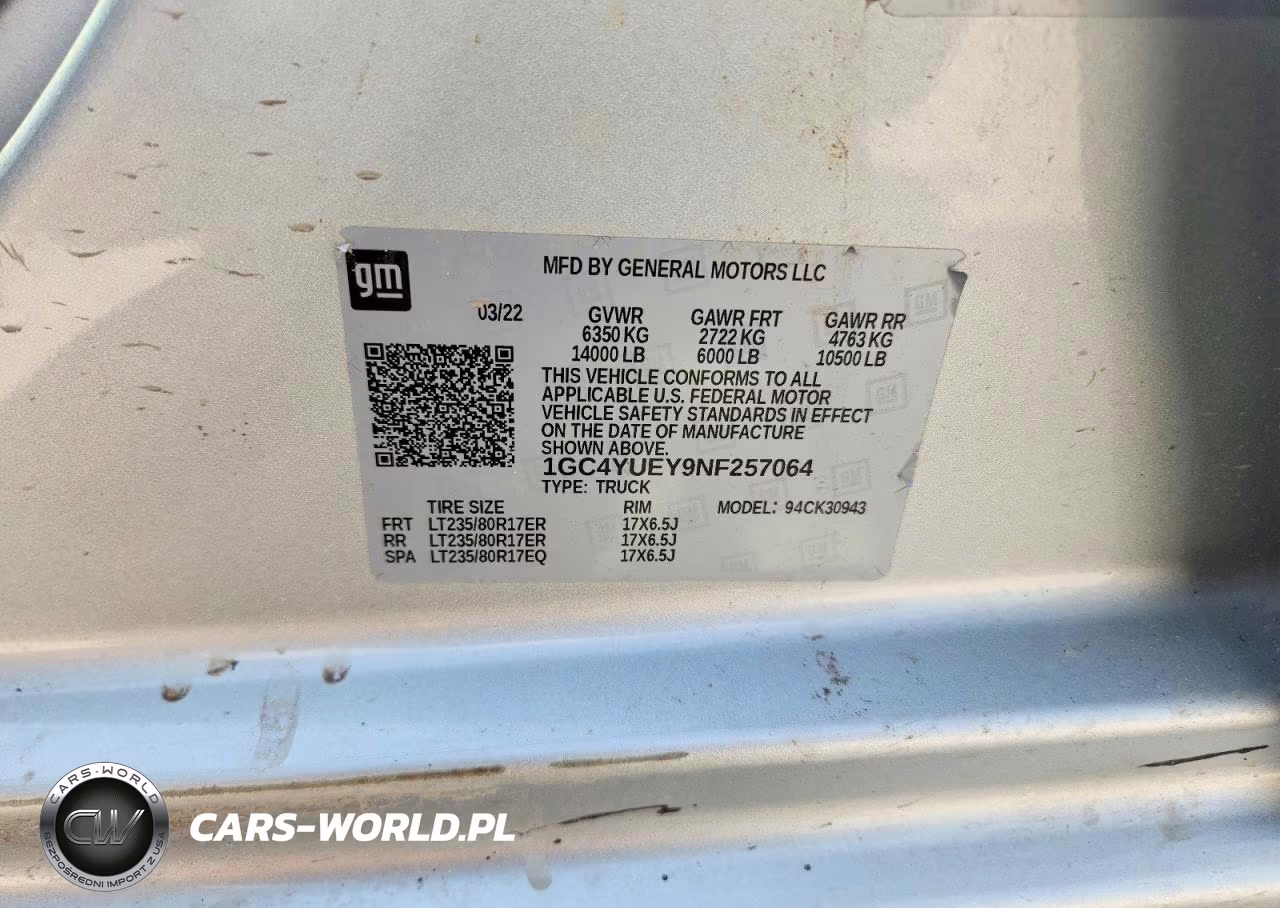 2022 Chevrolet Silverado K3500 Ltz VIN:1GC4YUEY9NF257064 - 13