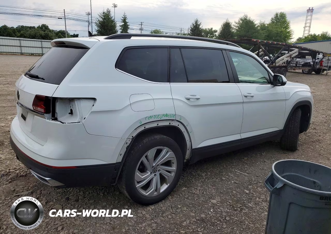 2021 Volkswagen Atlas Se VIN:1V2WR2CA3MC565121 - 3