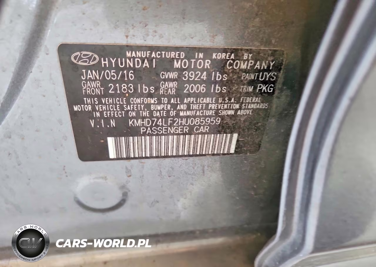 2017 Hyundai Elantra Se VIN:KMHD74LF2HU085959 - 12