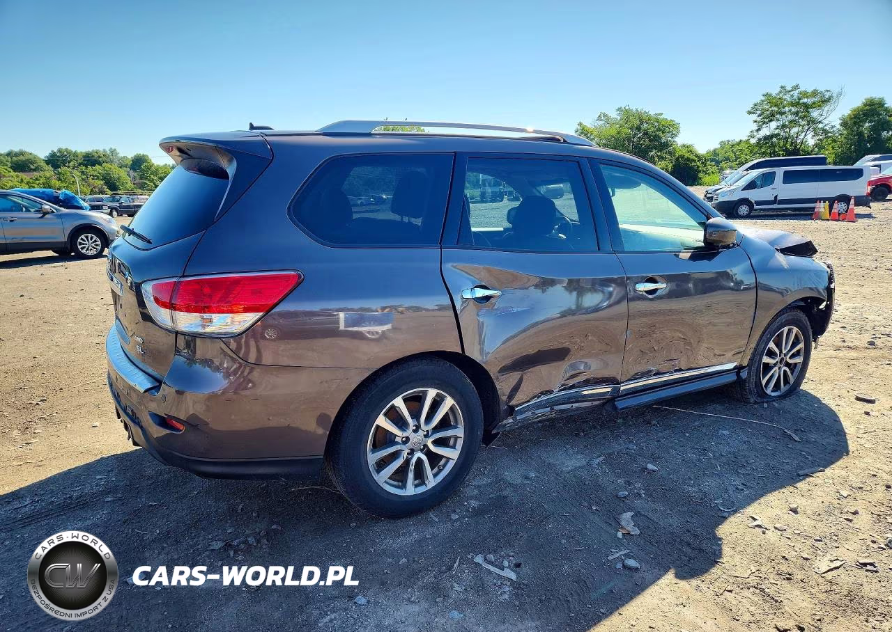 2015 Nissan Pathfinder Sl VIN:5N1AR2MM1FC670422 - 3