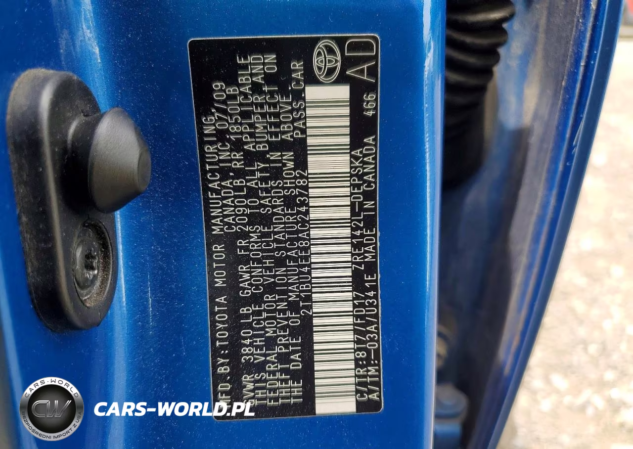 2010 Toyota Corolla S VIN:2T1BU4EE8AC243782 - 12
