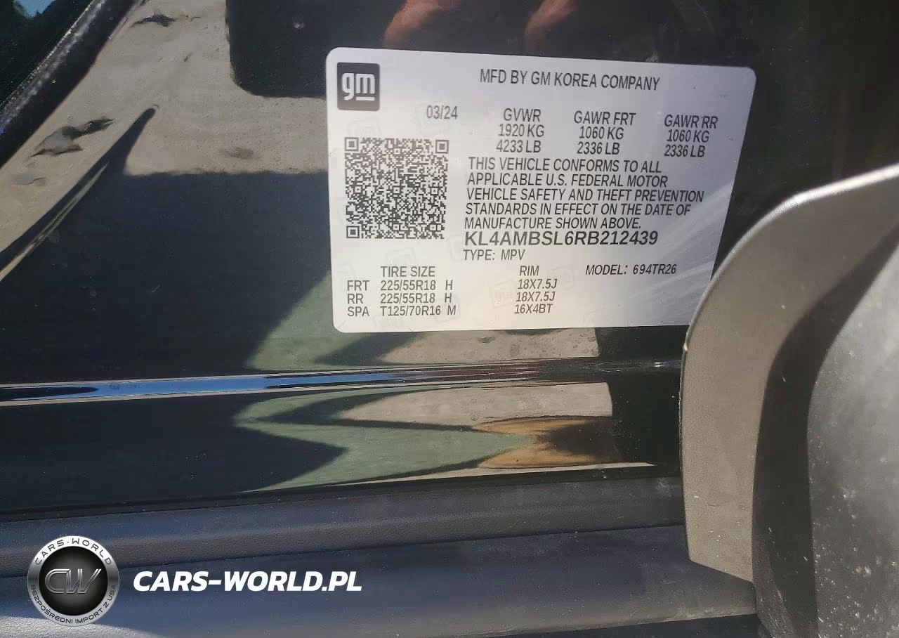 2024 Buick Encore Gx Preferred VIN:KL4AMBSL6RB212439 - 12
