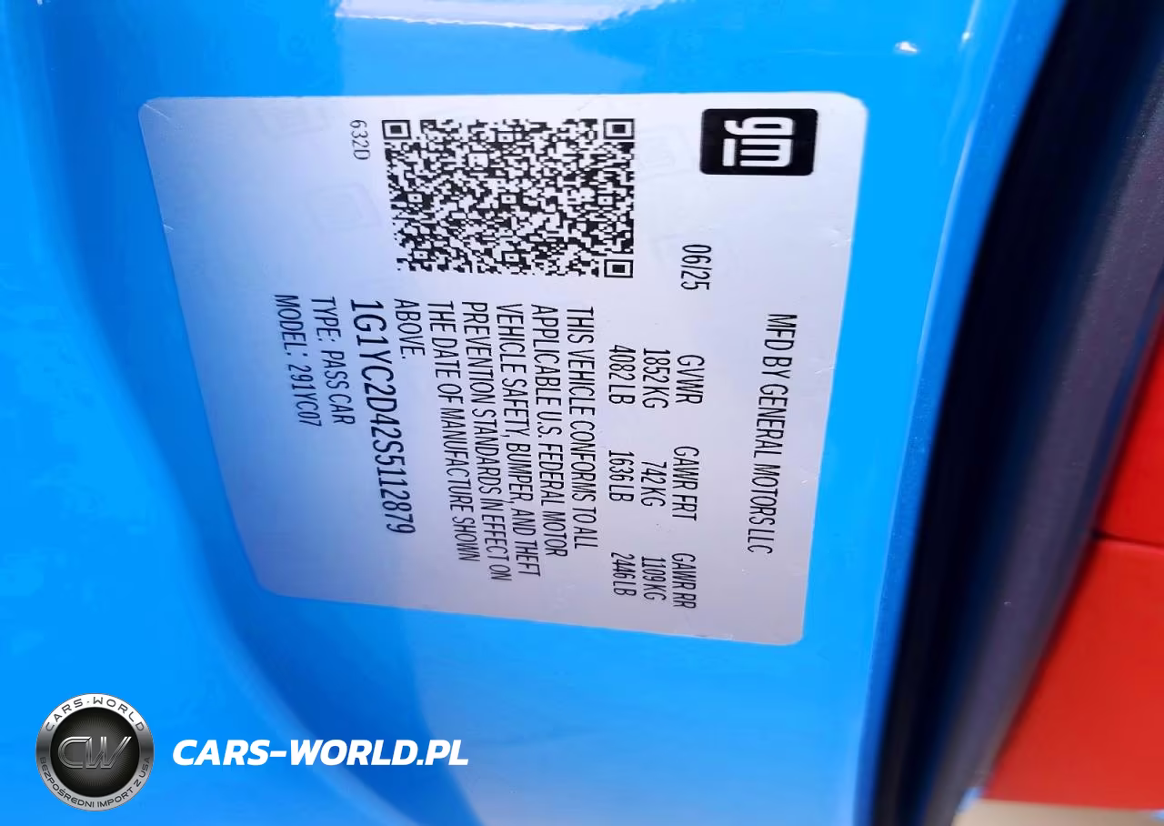 2025 Chevrolet Corvette Stingray 3Lt VIN:1G1YC2D42S5112879 - 13