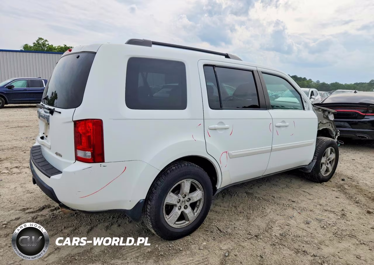 2011 Honda Pilot Exl VIN:5FNYF4H61BB096713 - 3
