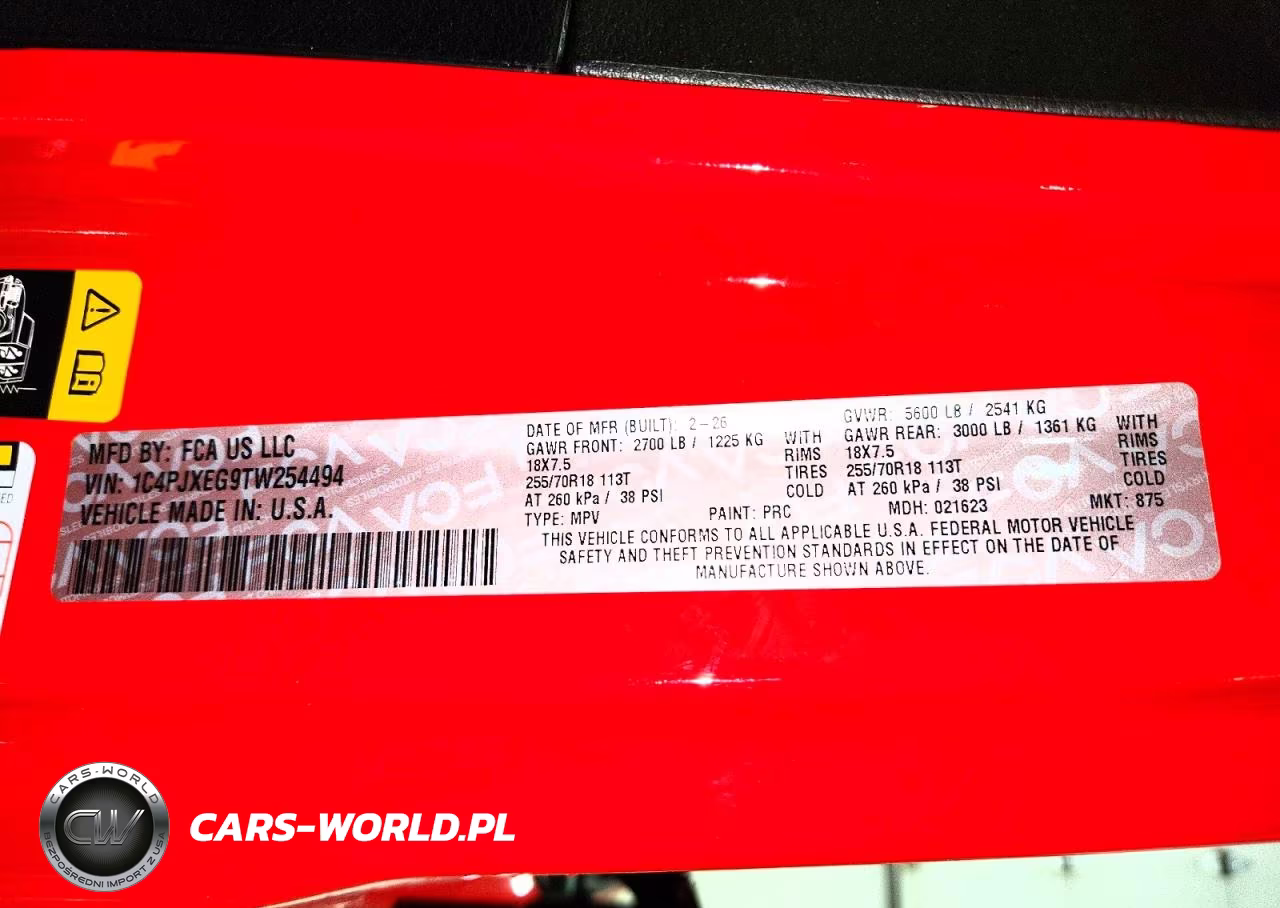 2026 Jeep Wrangler Sahara VIN:1C4PJXEG9TW254494 - 13